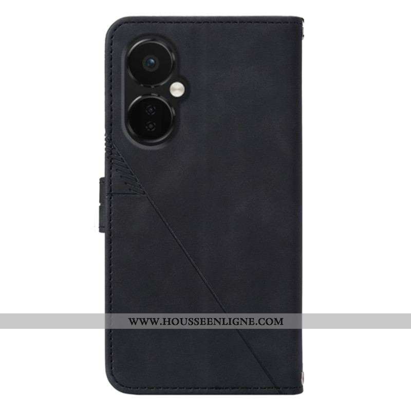 Housse OnePlus Nord CE 3 Lite 5G Triangles à Lanière