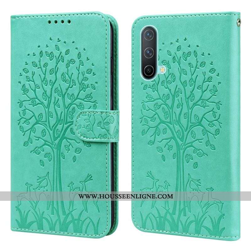 Housse OnePlus Nord CE 5G Arbre et Cerfs