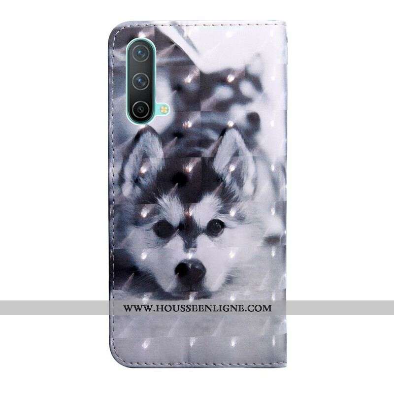 Housse OnePlus Nord CE 5G Chien Noir et Blanc