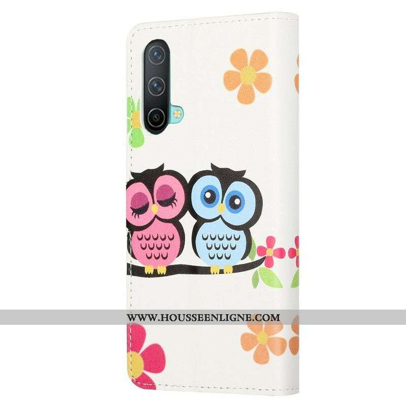 Housse OnePlus Nord CE 5G Couple de Hiboux