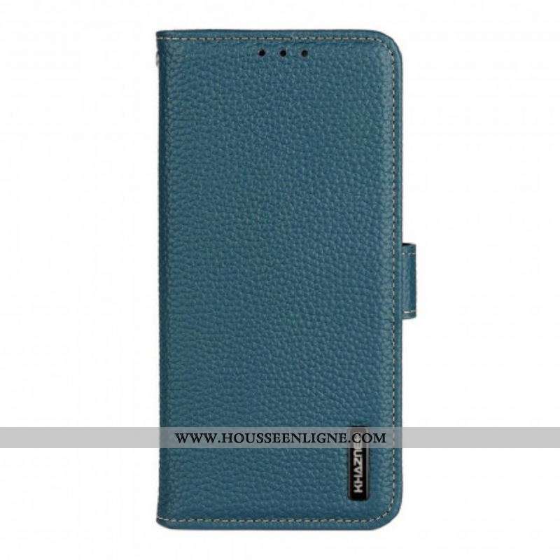 Housse OnePlus Nord CE 5G Cuir Litchi KHAZNEH RFID