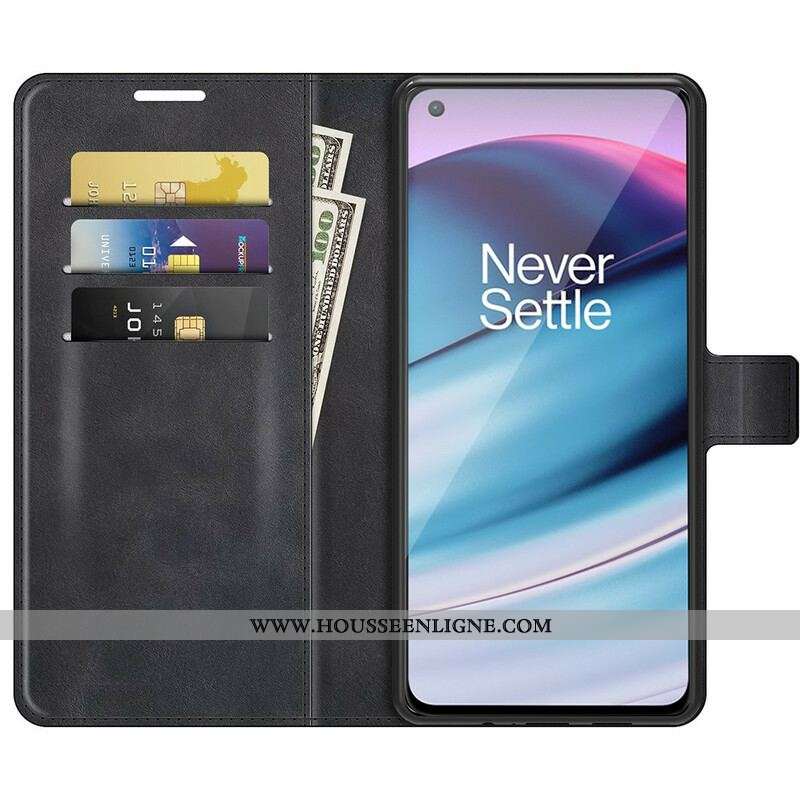 Housse OnePlus Nord CE 5G Effet Cuir Slim Extrême