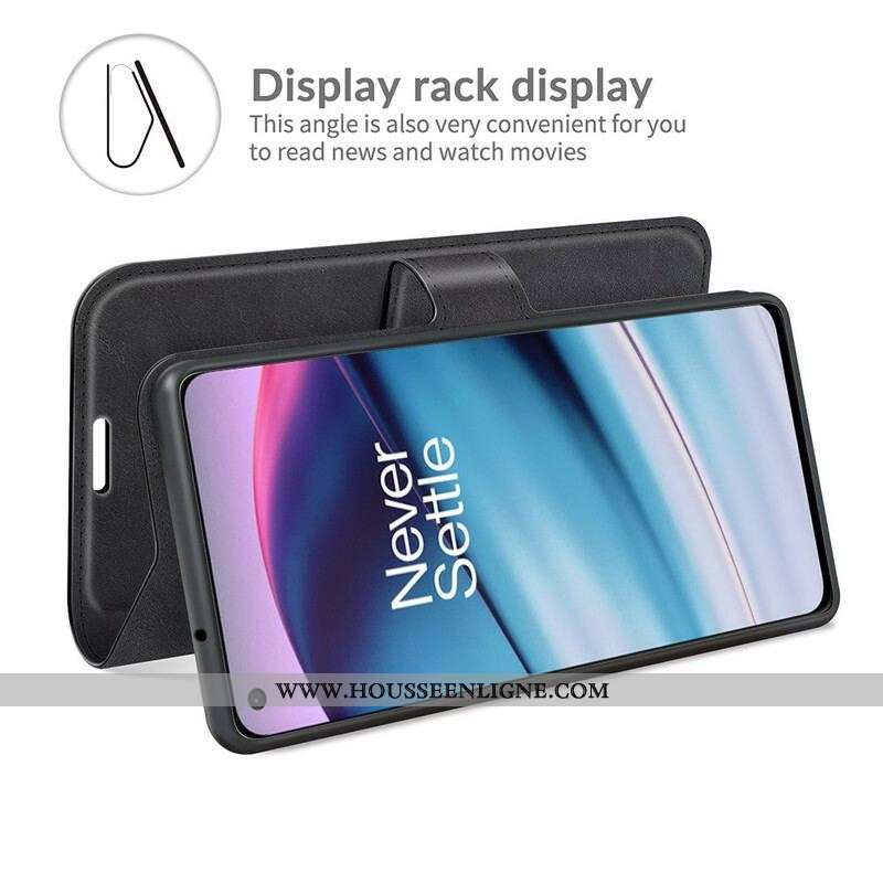 Housse OnePlus Nord CE 5G Effet Cuir Slim Extrême