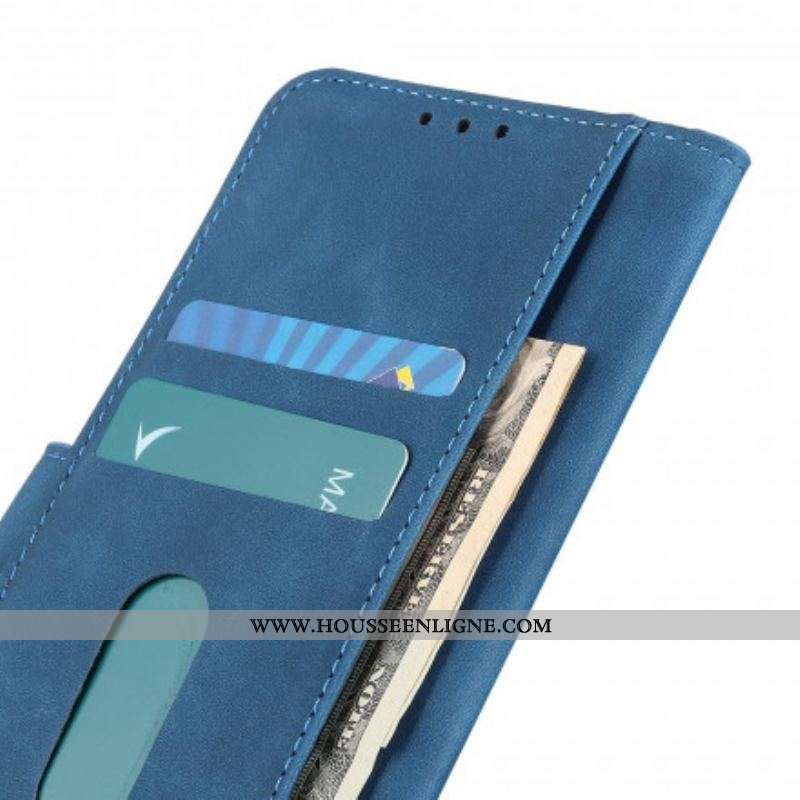 Housse OnePlus Nord CE 5G Effet Cuir Vintage KHAZNEH