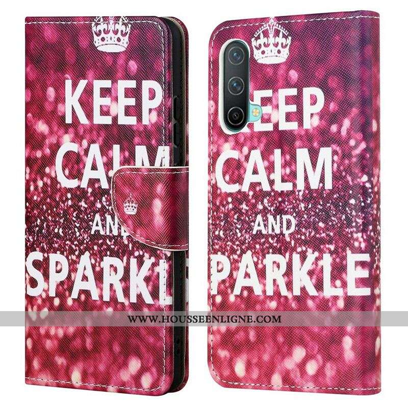 Housse OnePlus Nord CE 5G Keep Calm and Sparkle