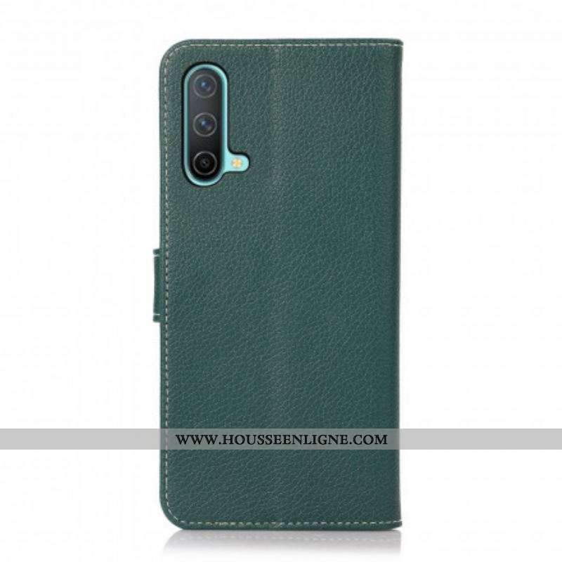 Housse OnePlus Nord CE 5G Litchi Texture