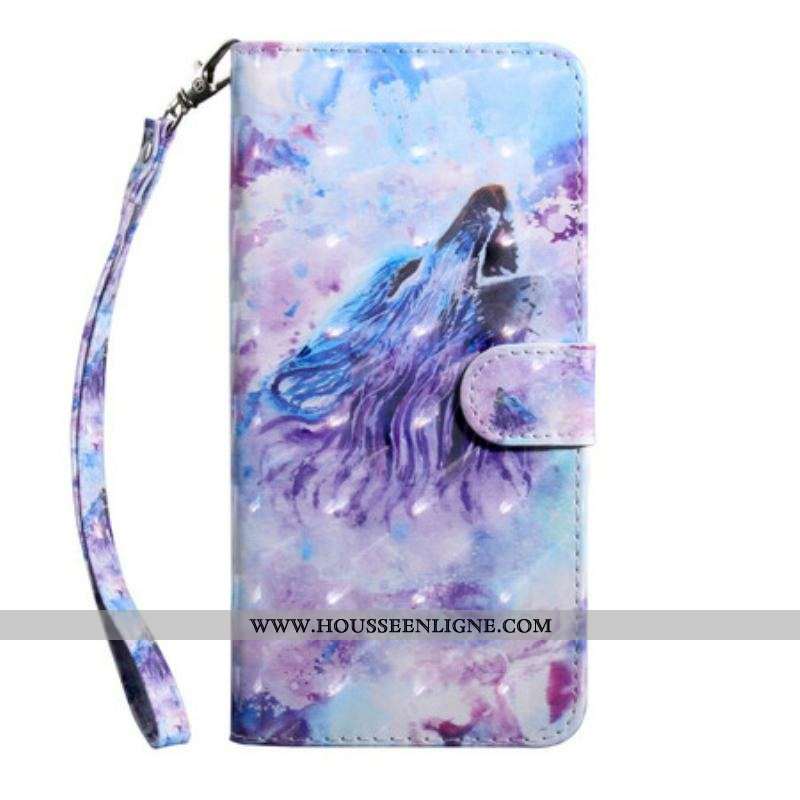 Housse OnePlus Nord CE 5G Loup Aquarelle