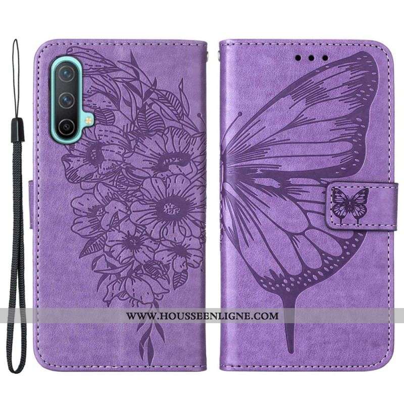 Housse OnePlus Nord CE 5G Papillon Design
