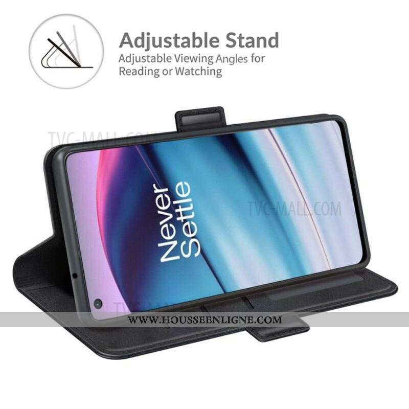 Housse OnePlus Nord CE 5G Rabat Double Classique