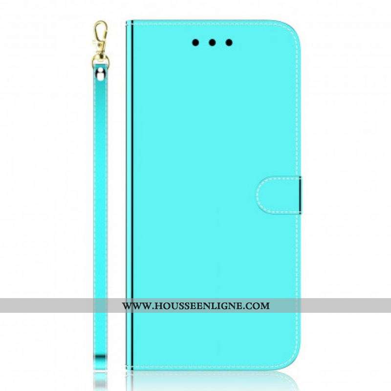 Housse OnePlus Nord CE 5G Simili Cuir Couverture MIroir