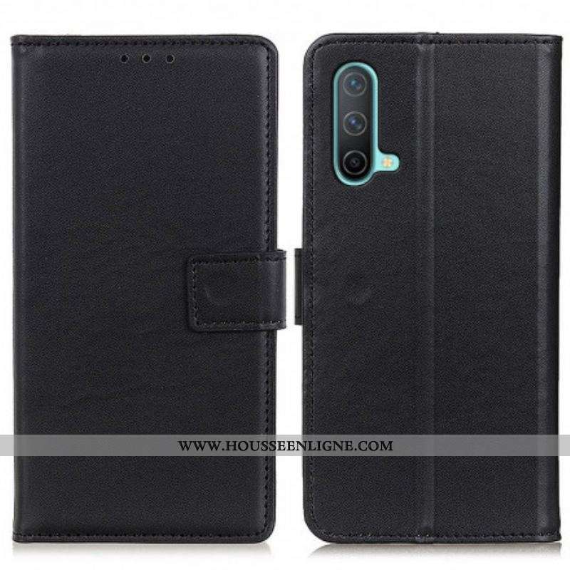 Housse OnePlus Nord CE 5G Simili Cuir Simple