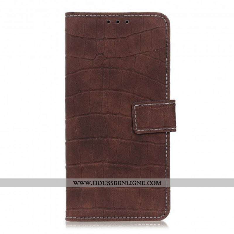 Housse OnePlus Nord CE 5G Style Peau de Crocodile Vintage