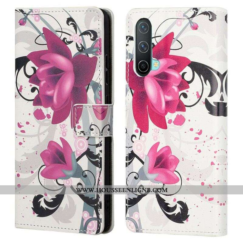 Housse OnePlus Nord CE 5G Tropical Flowers