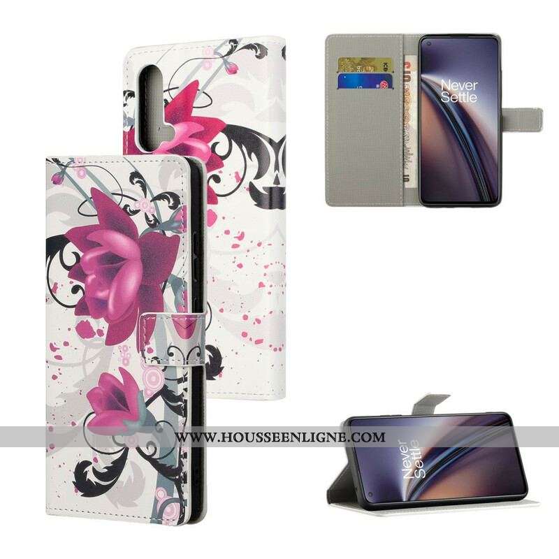 Housse OnePlus Nord CE 5G Tropical Flowers