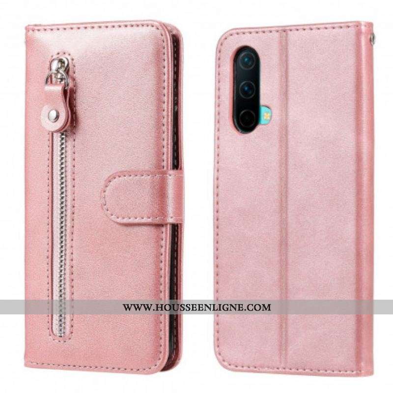 Housse OnePlus Nord CE 5G Vintage Porte-Monnaie