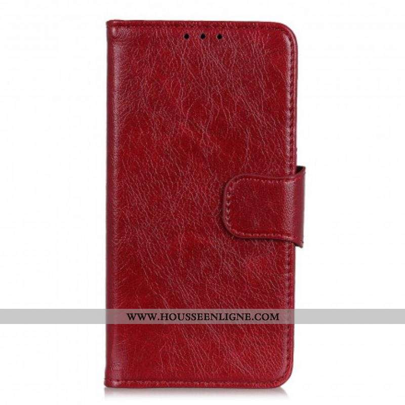 Housse Opo A54 5G / A74 5G Cuir Nappa Fendu