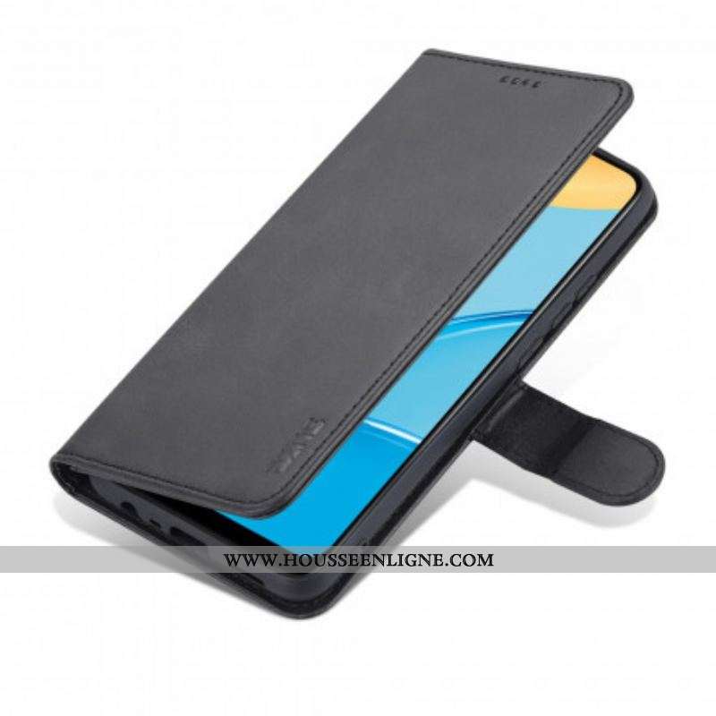 Housse Oppo A15 AZNS Effet Cuir