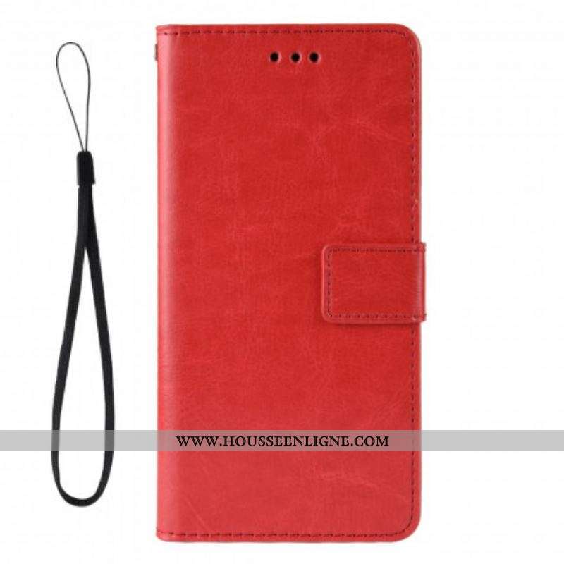 Housse Oppo A15 Simili Cuir Flashy