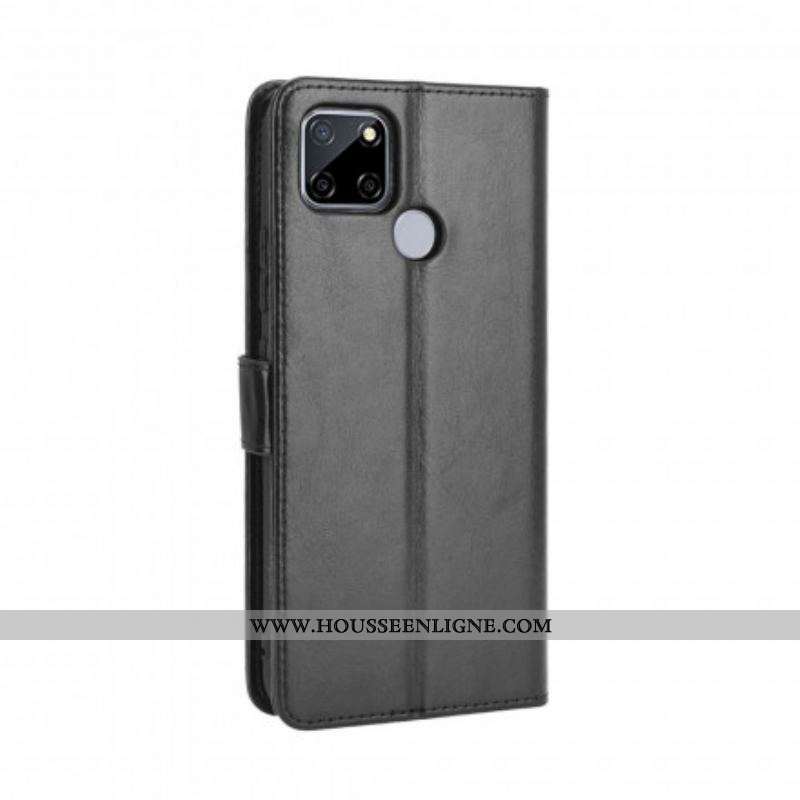 Housse Oppo A15 Simili Cuir Flashy