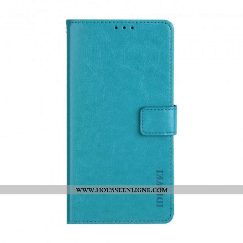 Housse Oppo A15 Simili Cuir IDEWEI