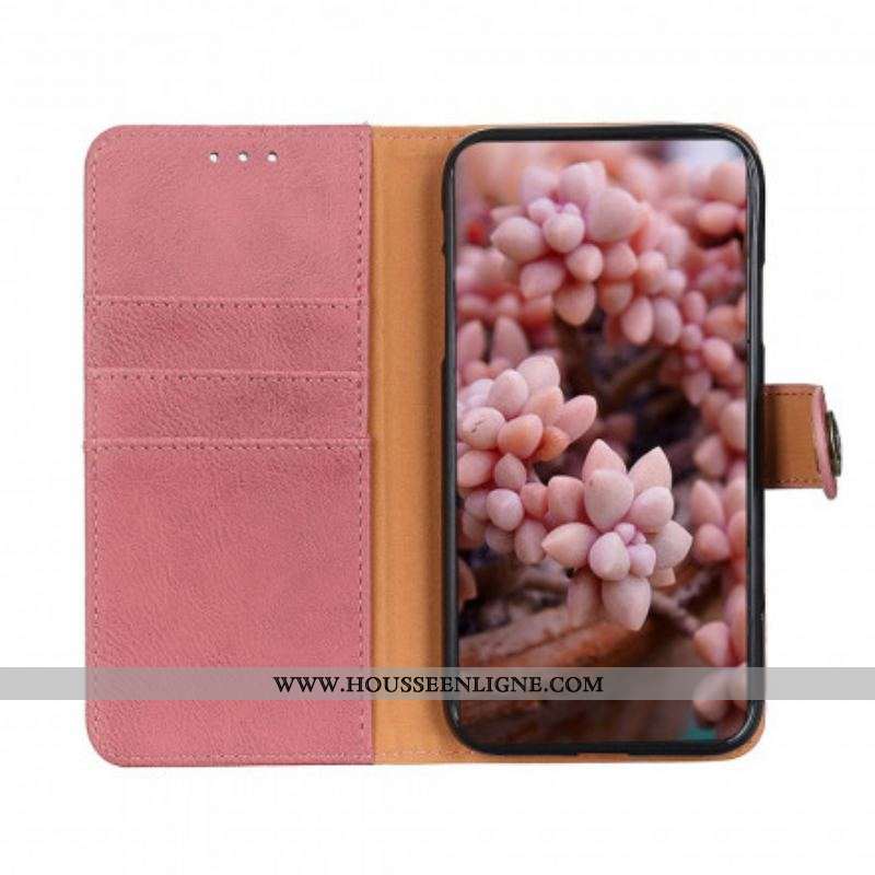Housse Oppo A15 Simili Cuir KHAZNEH