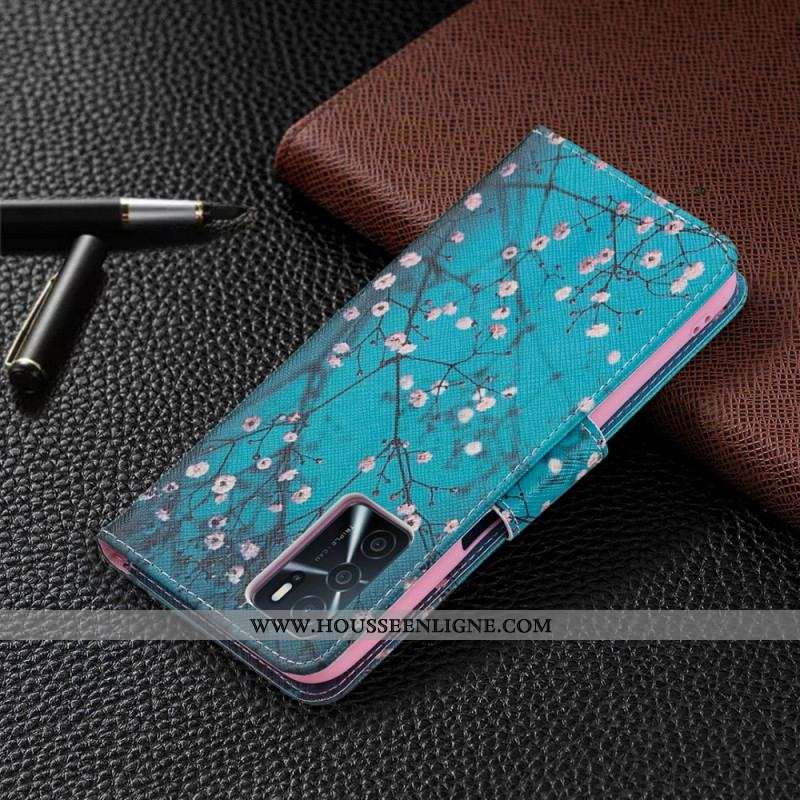 Housse Oppo A16 / A16s Arbre en Fleurs