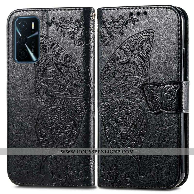 Housse Oppo A16 / A16s Demi Papillons