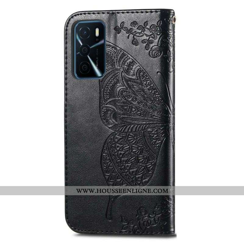 Housse Oppo A16 / A16s Demi Papillons