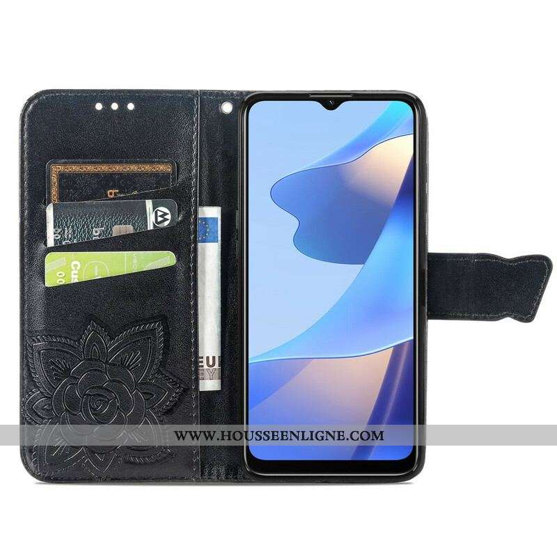 Housse Oppo A16 / A16s Demi Papillons