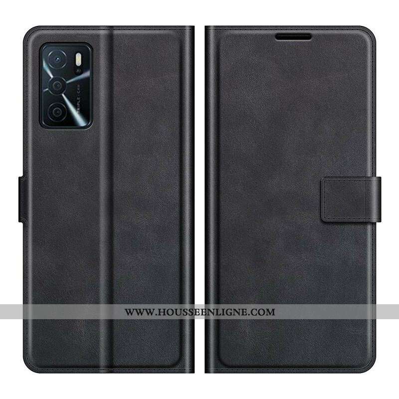 Housse Oppo A16 / A16s Effet Cuir Slim Extrême