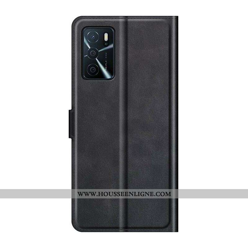 Housse Oppo A16 / A16s Effet Cuir Slim Extrême