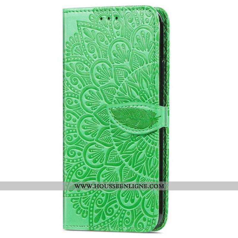 Housse Oppo A16 / A16s Feuilles Tribales