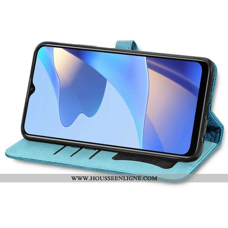 Housse Oppo A16 / A16s Feuilles Tribales