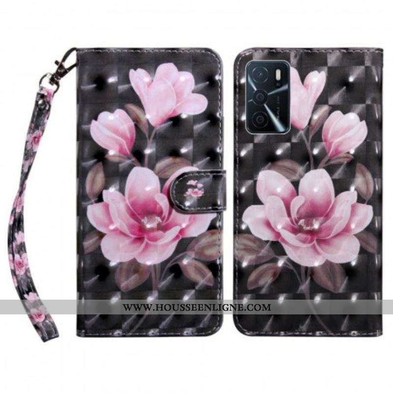Housse Oppo A16 / A16s Fleurs Blossom