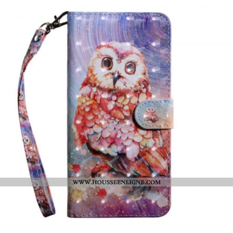Housse Oppo A16 / A16s Hibou le Peintre