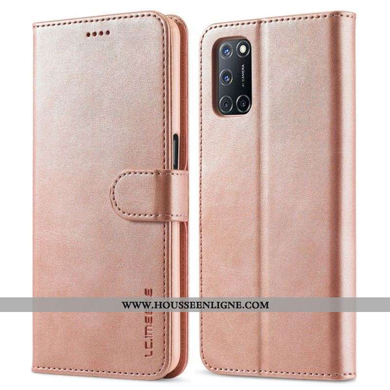Housse Oppo A16 / A16s LC.IMEEKE Effet Cuir