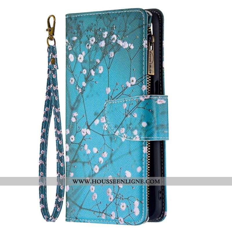 Housse Oppo A16 / A16s Poche Zippée Arbre