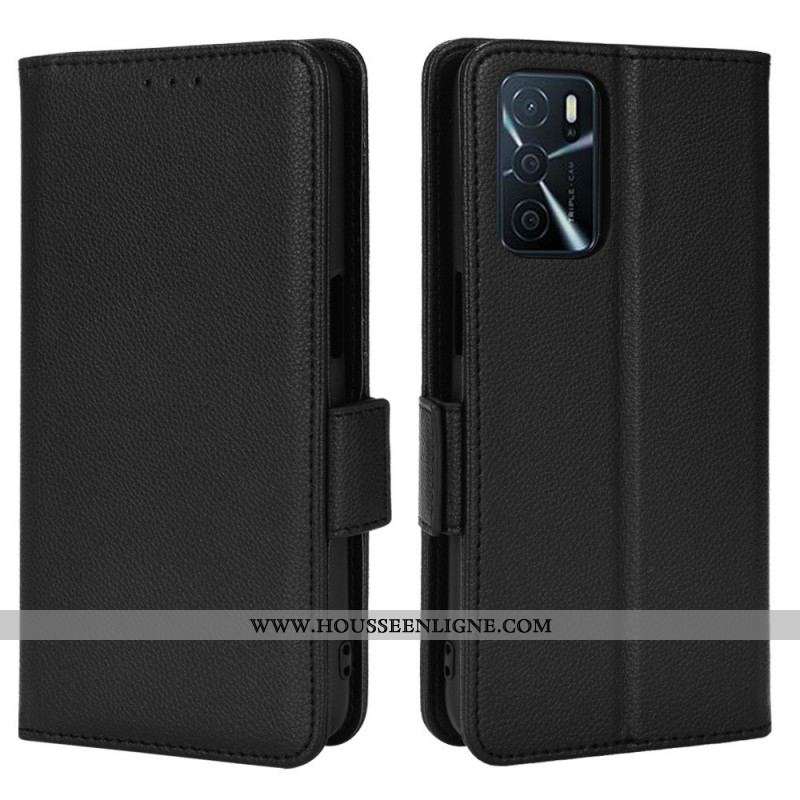 Housse Oppo A16 / A16s Rabat Double Litchi New Colors