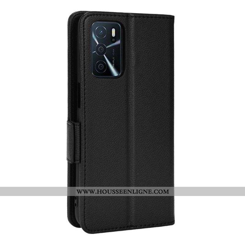 Housse Oppo A16 / A16s Rabat Double Litchi New Colors