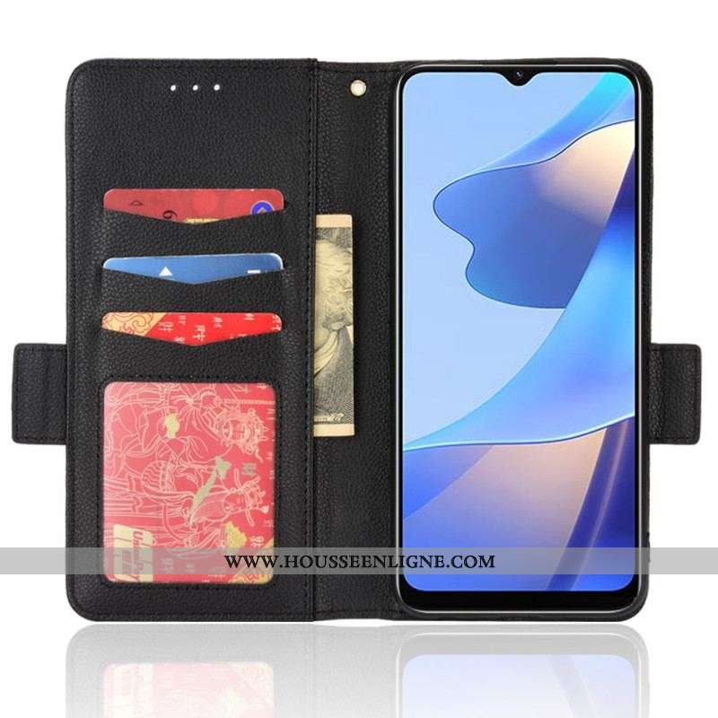 Housse Oppo A16 / A16s Rabat Double Litchi New Colors