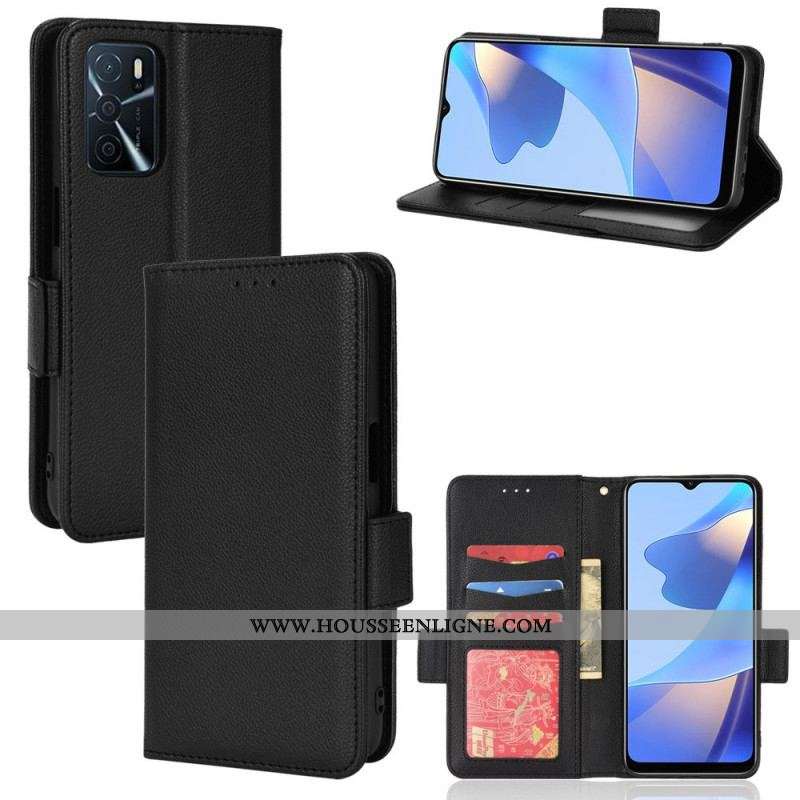 Housse Oppo A16 / A16s Rabat Double Litchi New Colors