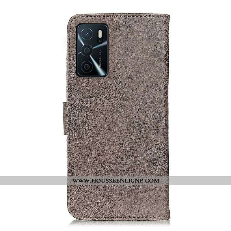 Housse Oppo A16 / A16s Simili Cuir KHAZNEH