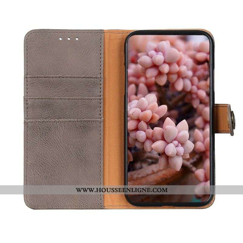 Housse Oppo A16 / A16s Simili Cuir KHAZNEH