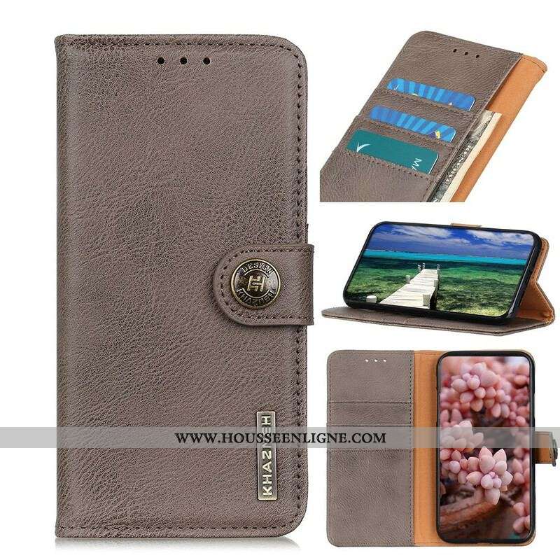 Housse Oppo A16 / A16s Simili Cuir KHAZNEH