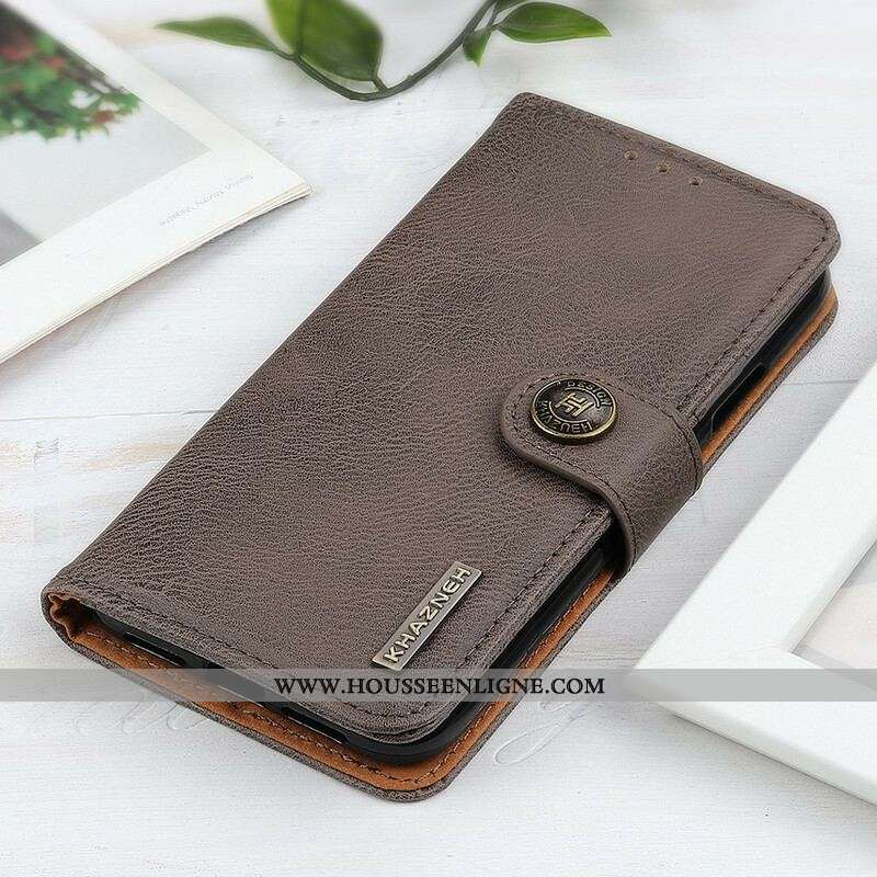 Housse Oppo A16 / A16s Simili Cuir KHAZNEH