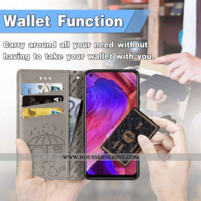 Housse Oppo A54 5G / A74 5G Animaux Animés