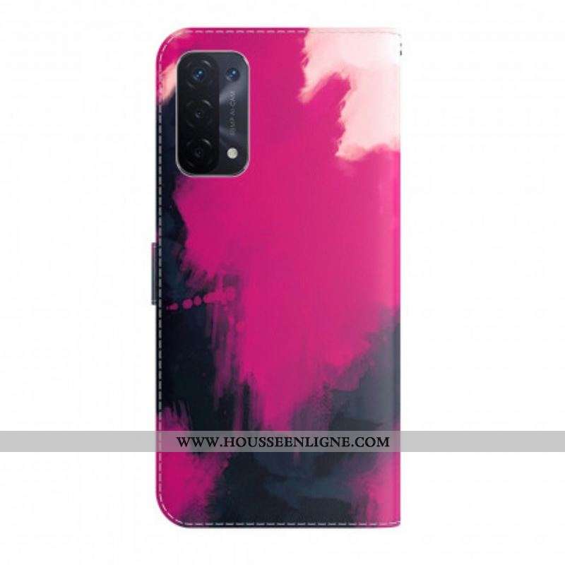 Housse Oppo A54 5G / A74 5G Aquarelle