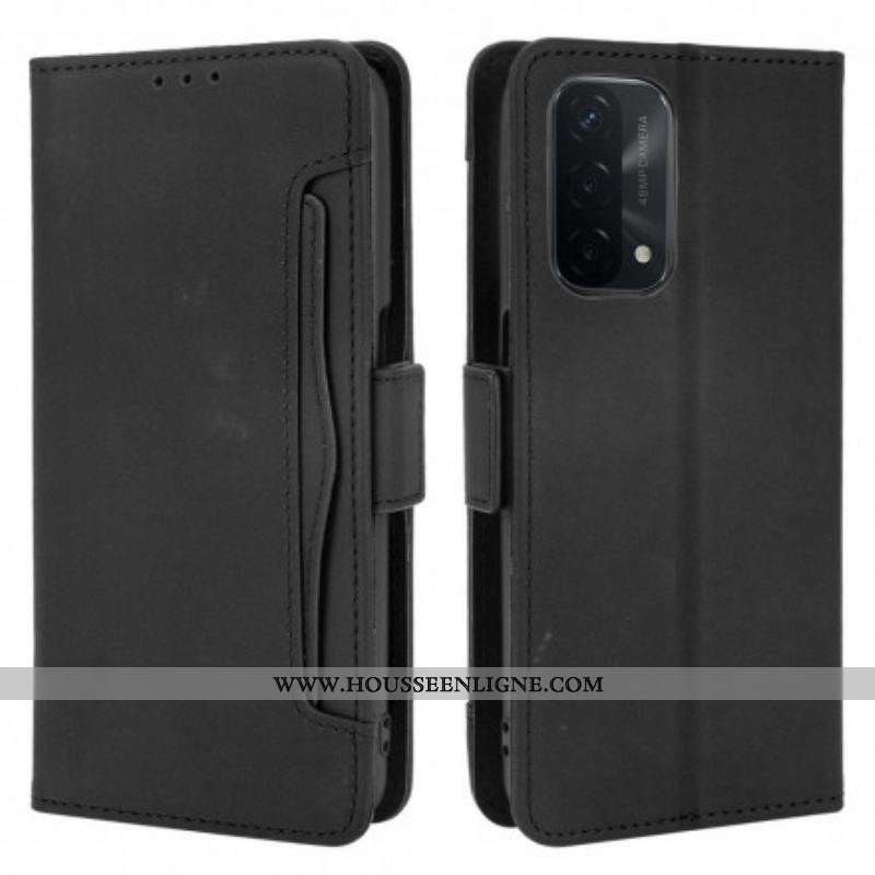 Housse Oppo A54 5G / A74 5G Classe Première Multi-Cartes