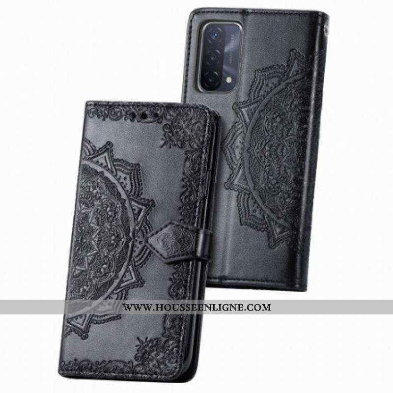 Housse Oppo A54 5G / A74 5G Mandala Moyen Age