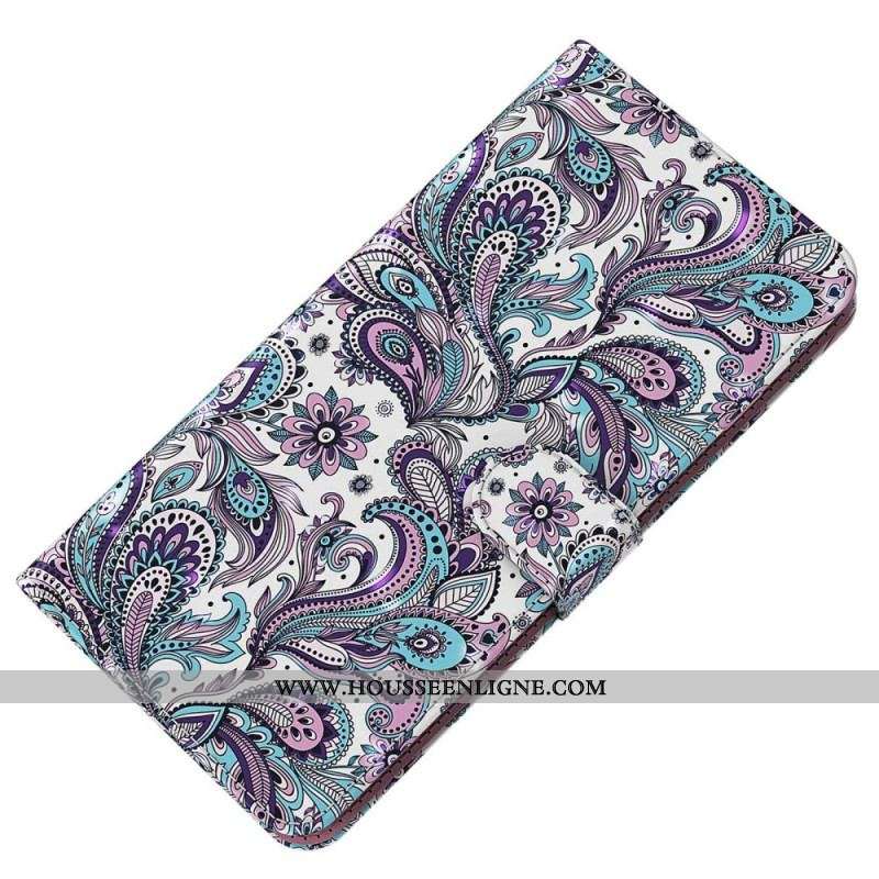 Housse Oppo A54 5G / A74 5G Motif Cachemire